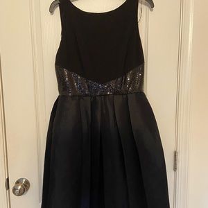 Black Sequined Dress